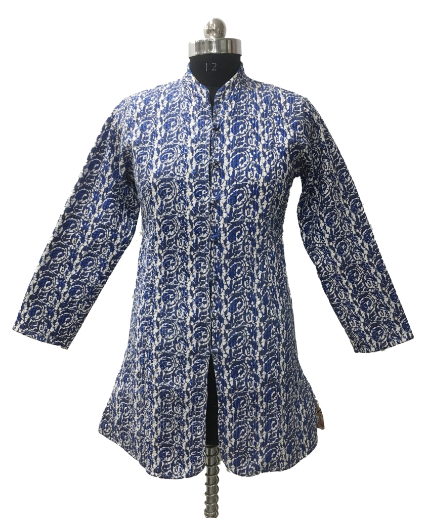 COTTON QUILTED LONG JACKETS