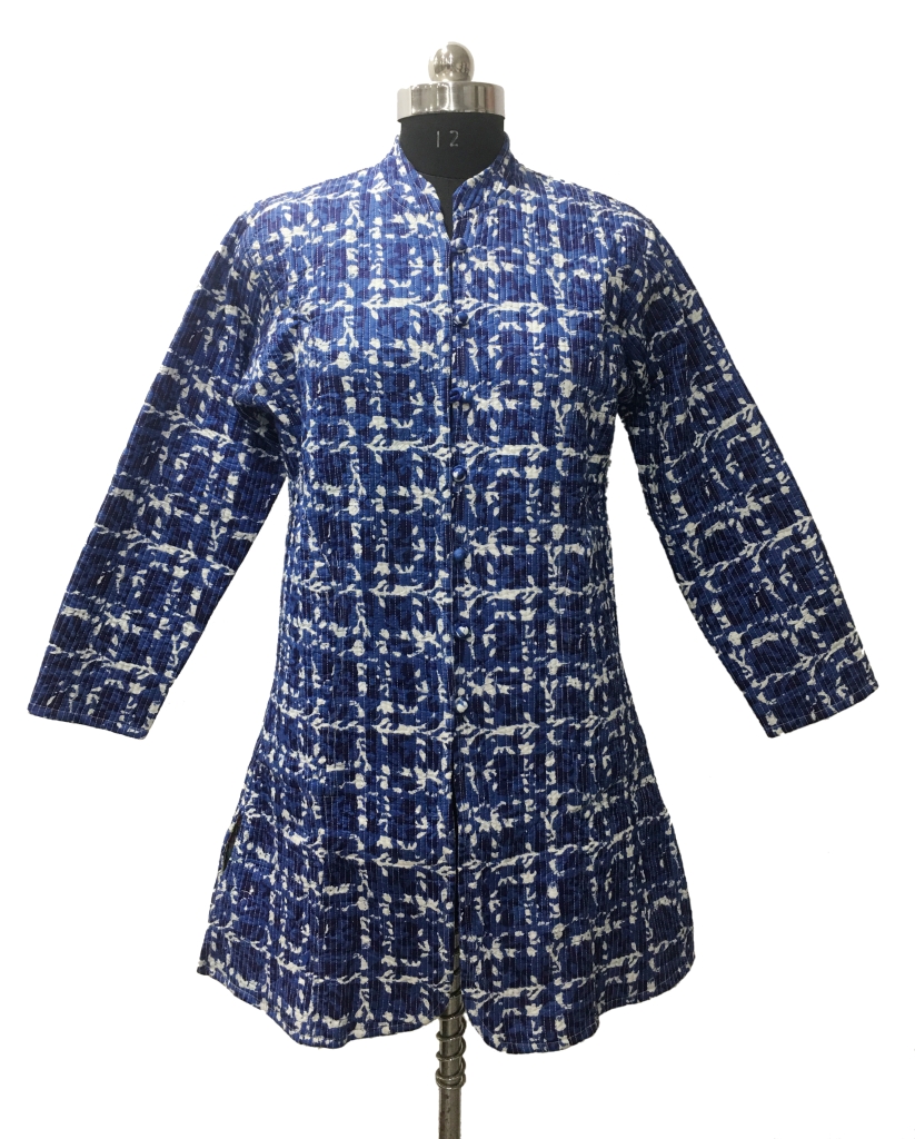 COTTON QUILTED LONG JACKETS