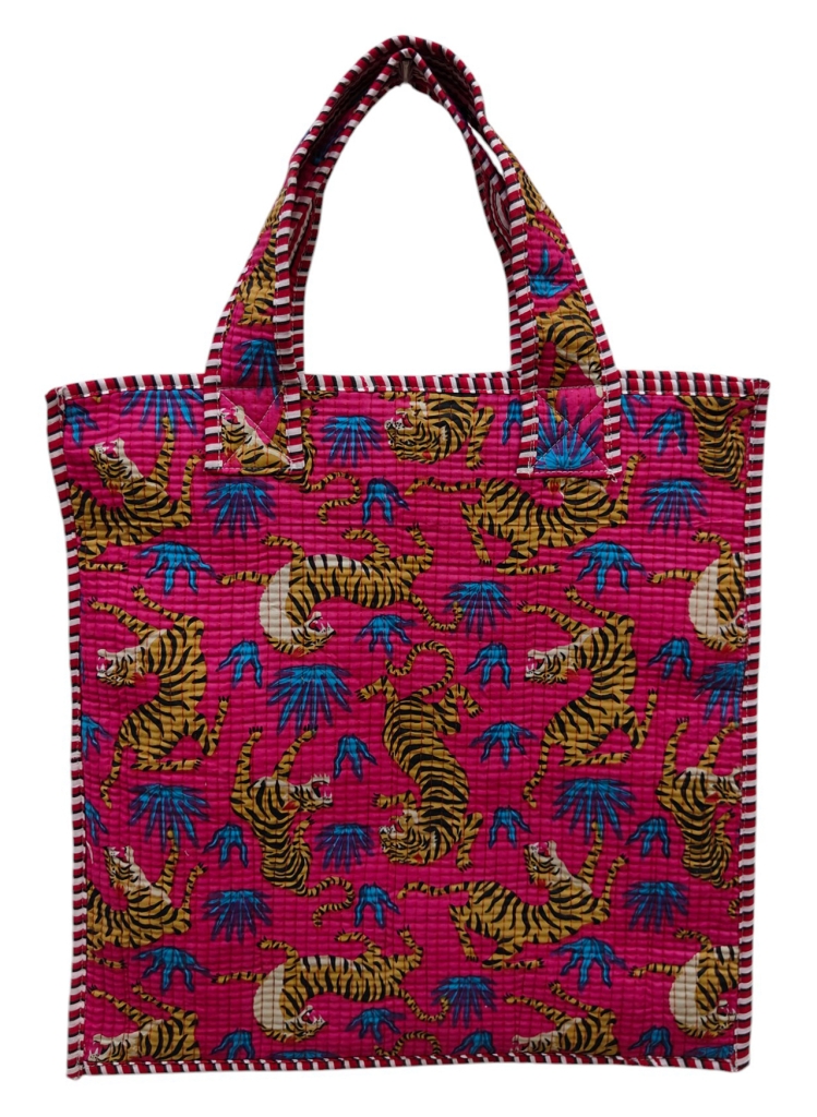 COTTON QUILTED TOTE BAGS