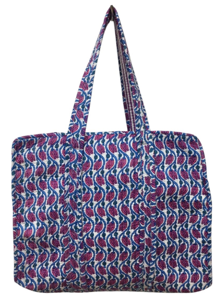 COTTON QUILTED TOTE BAGS