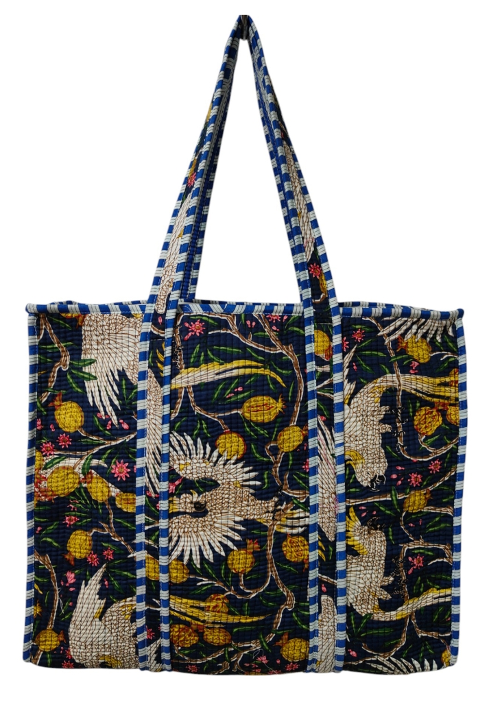 COTTON QUILTED TOTE BAGS