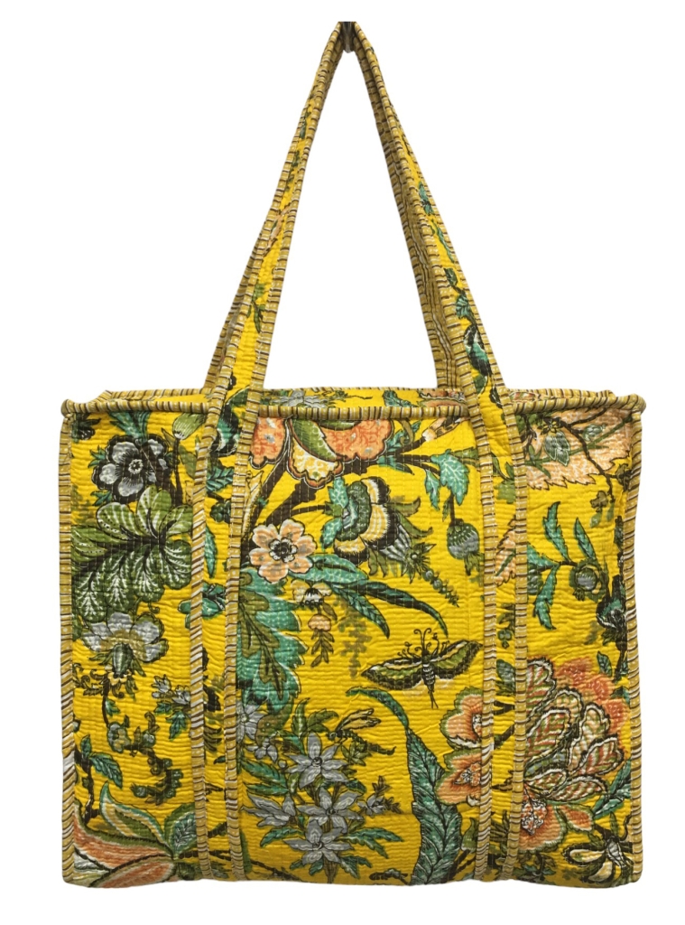 COTTON QUILTED TOTE BAGS