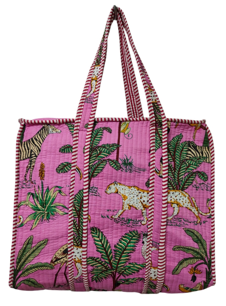 COTTON QUILTED TOTE BAGS