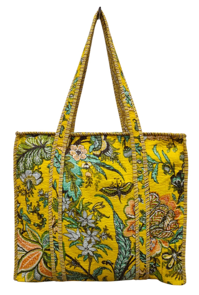 COTTON QUILTED TOTE BAGS