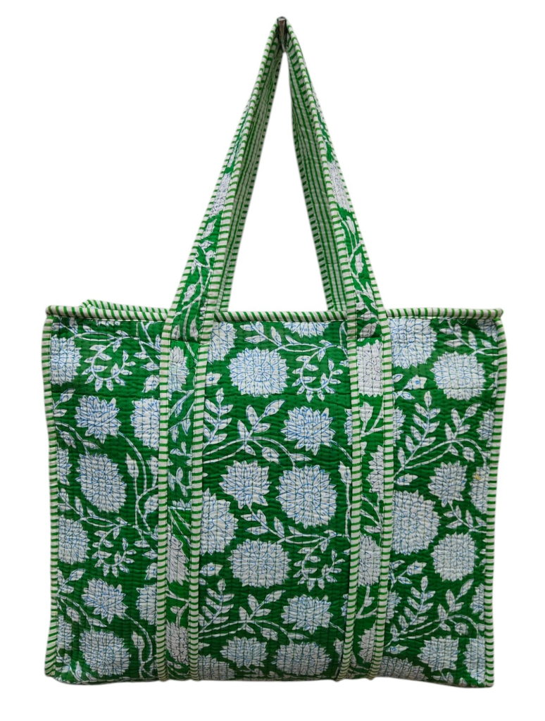 COTTON QUILTED TOTE BAGS