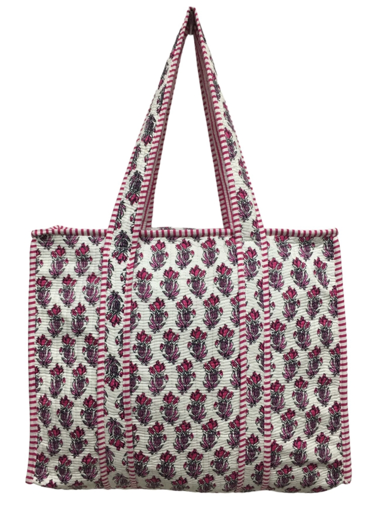 COTTON QUILTED TOTE BAGS