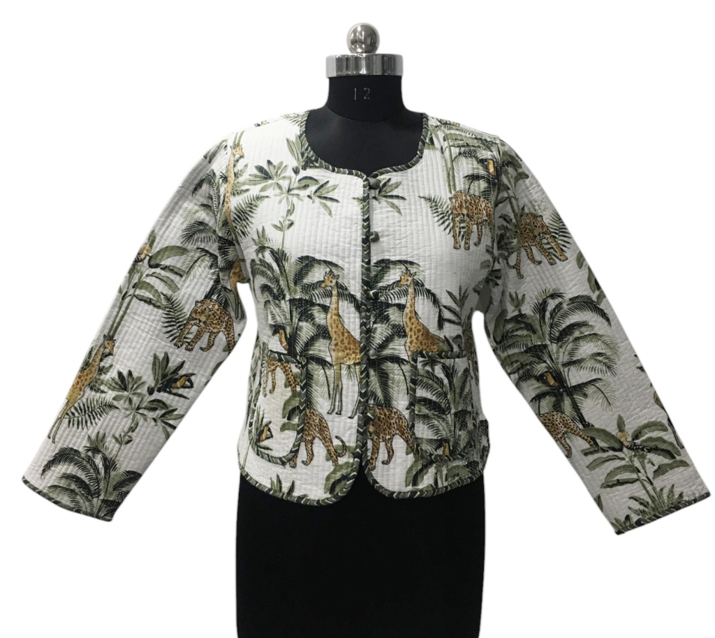 COTTON QUILTED SHORT JACKET