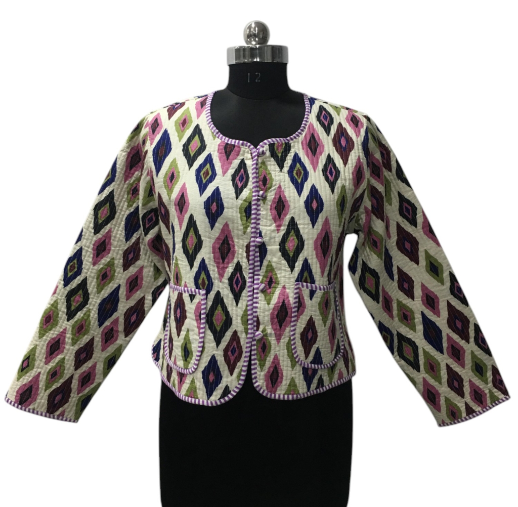 COTTON QUILTED SHORT JACKET