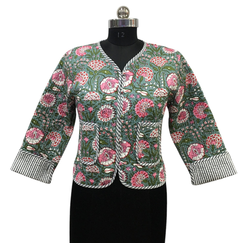 COTTON QUILTED SHORT JACKET