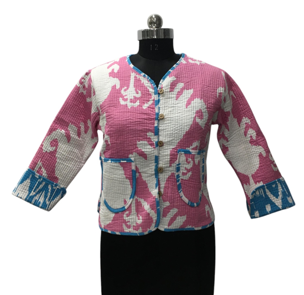 COTTON QUILTED SHORT JACKET