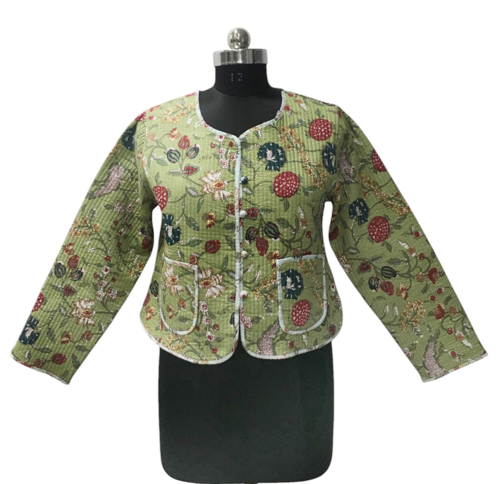 COTTON QUILTED SHORT JACKET