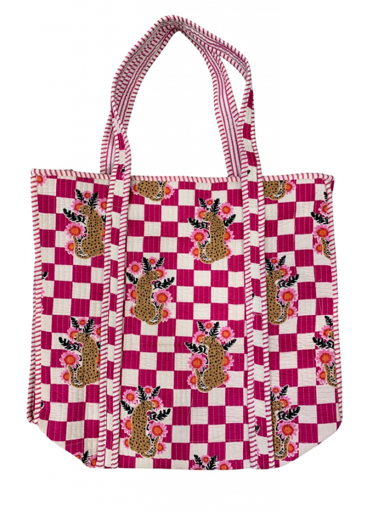 COTTON QUILTED TOTE BAGS