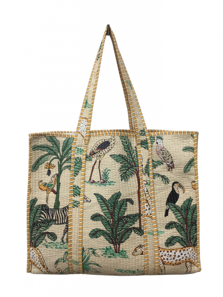COTTON QUILTED TOTE BAGS